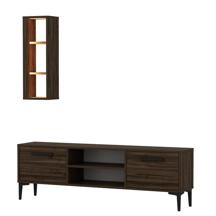 Hanah Home Soporte para TV Bien - Walnut Hanah Home Soporte para TV Bien - Walnut